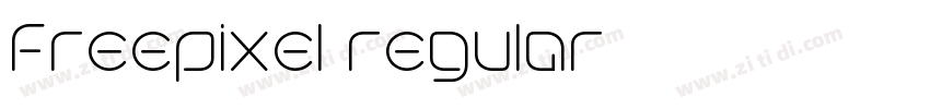 freepixel regular字体转换 freepixel regular字体转换